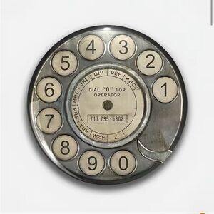 Vintage-Style Retro Rotary Phone Dial Pin